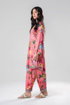 2 Pc Printed Herringbone Suit