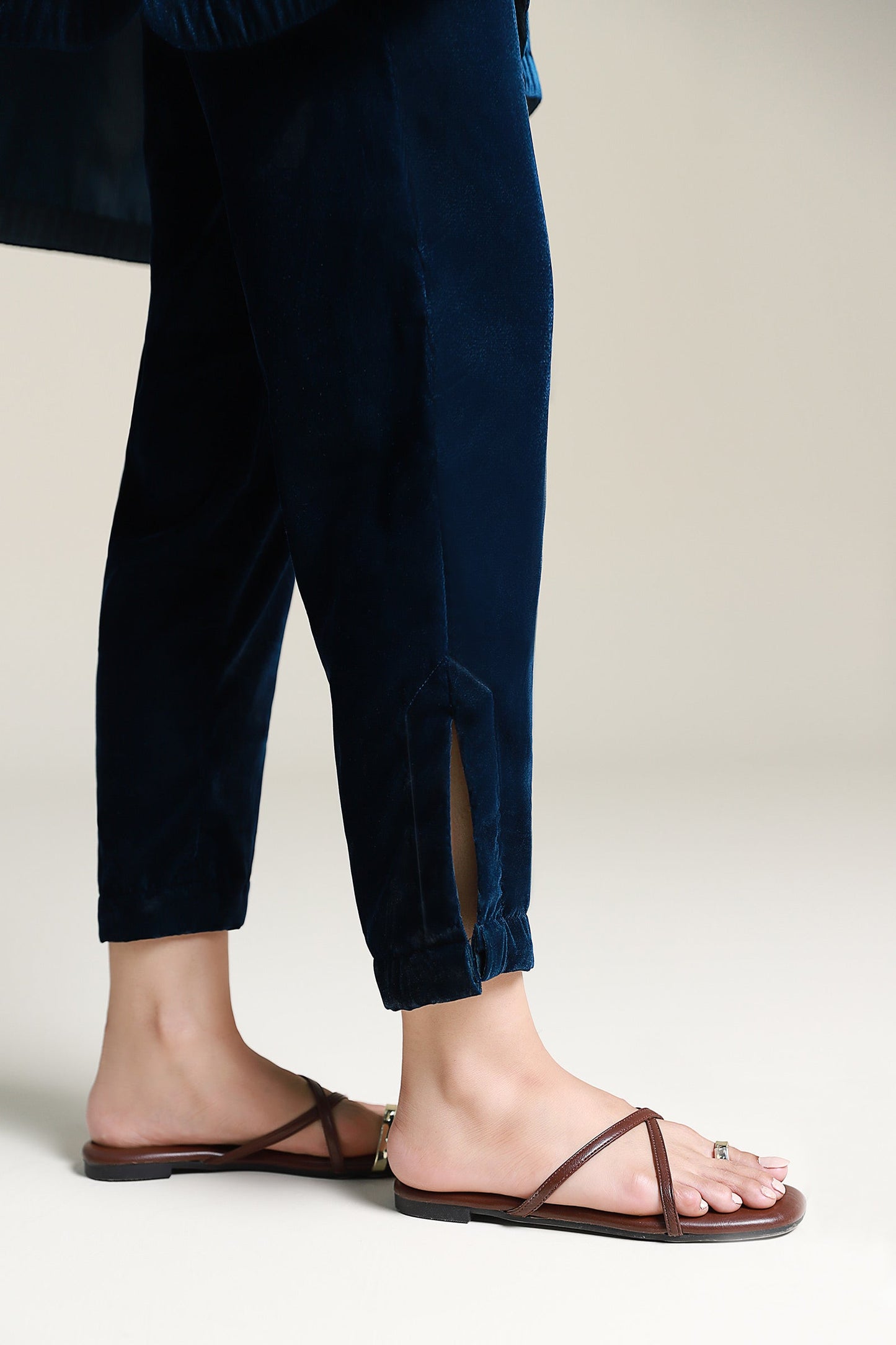 2 Pc Dyed Velvet Suit