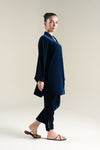 2 Pc Dyed Velvet Suit