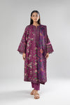 3 Pc Printed Textured Suit
