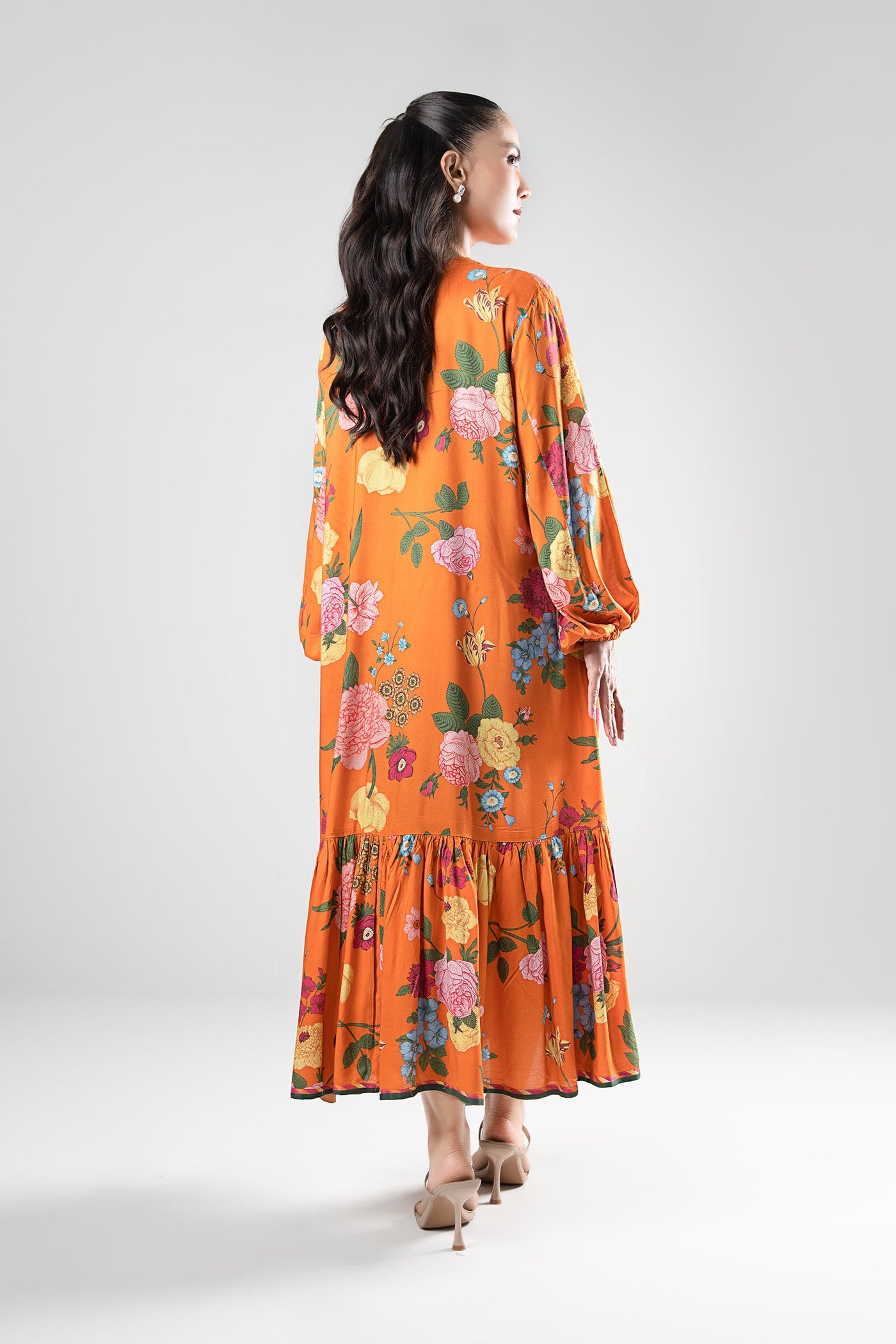 Printed Viscose Dress