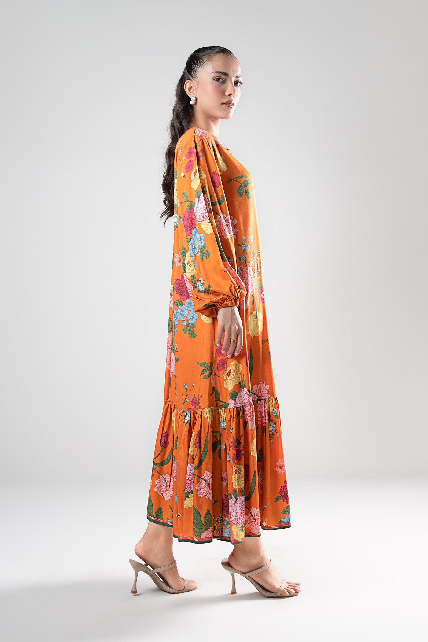 Printed Viscose Dress