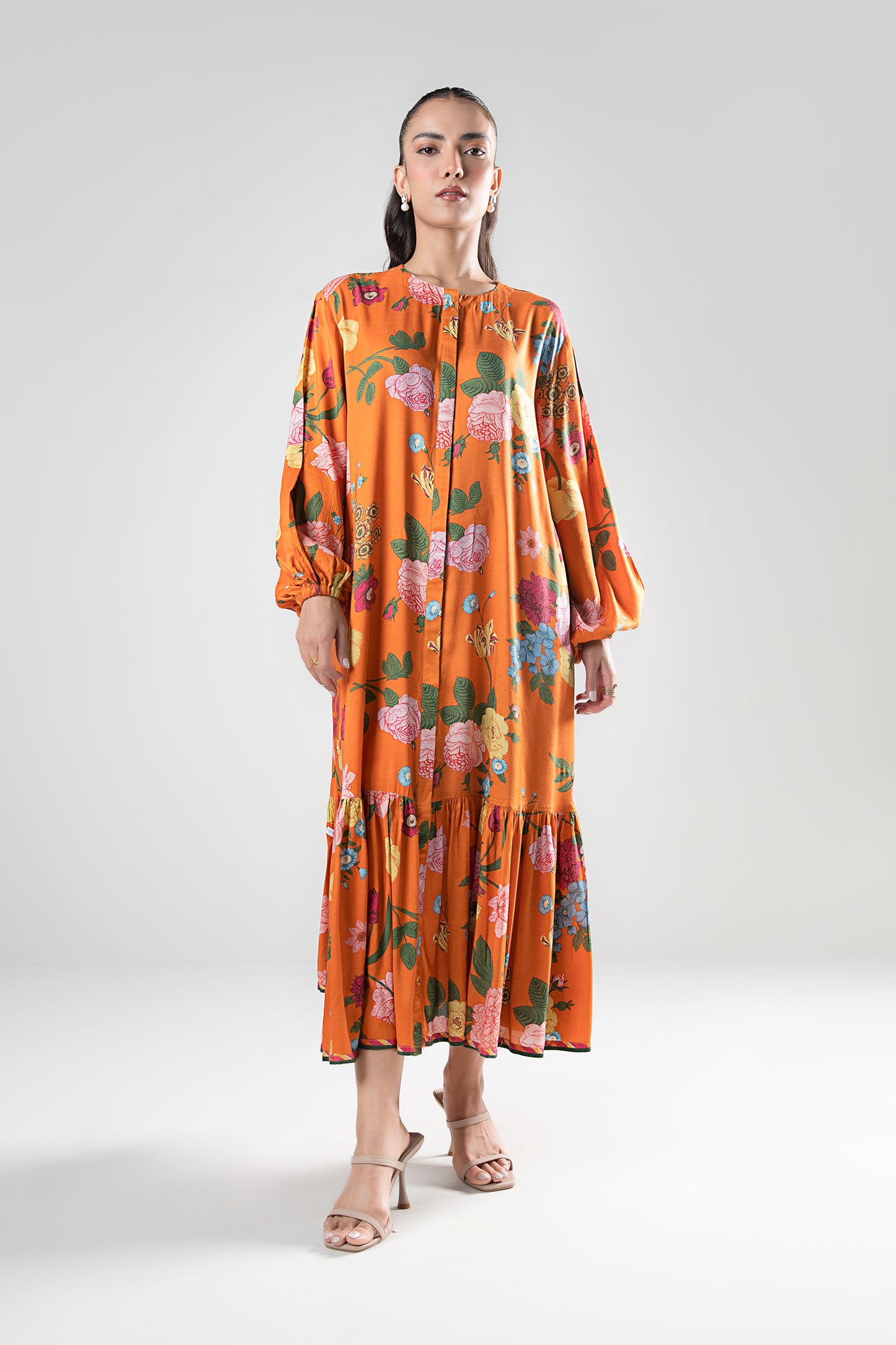 Printed Viscose Dress