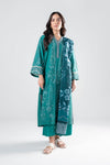 3 Pc Printed Khaddar Suit