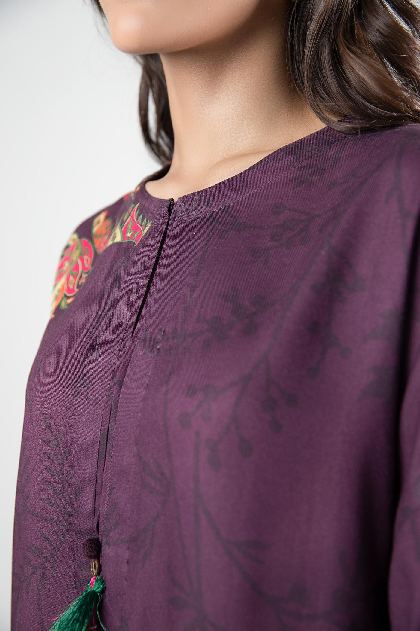 2 Pc Printed Twill Suit