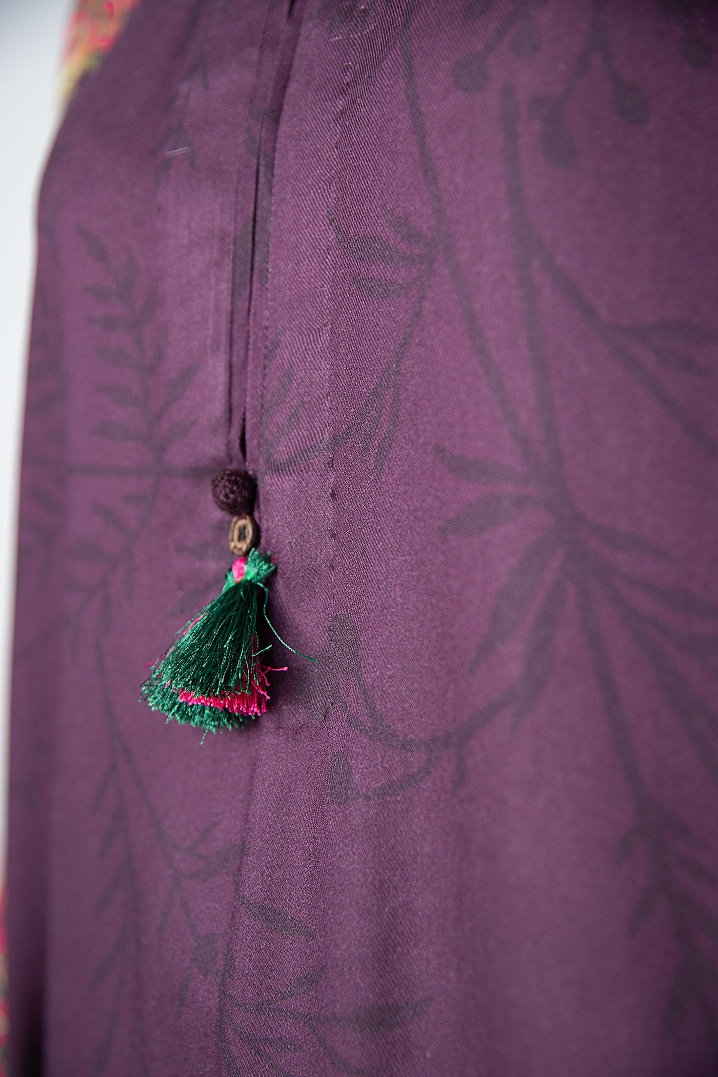 2 Pc Printed Twill Suit