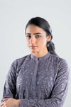 2 Pc Embroidered Cambric Suit