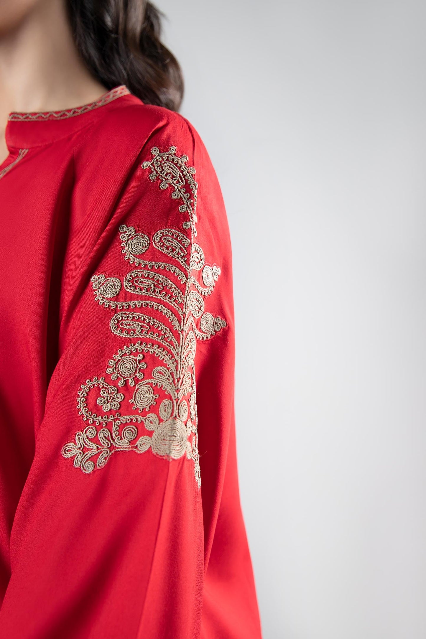 Embroidered Linen Shirt