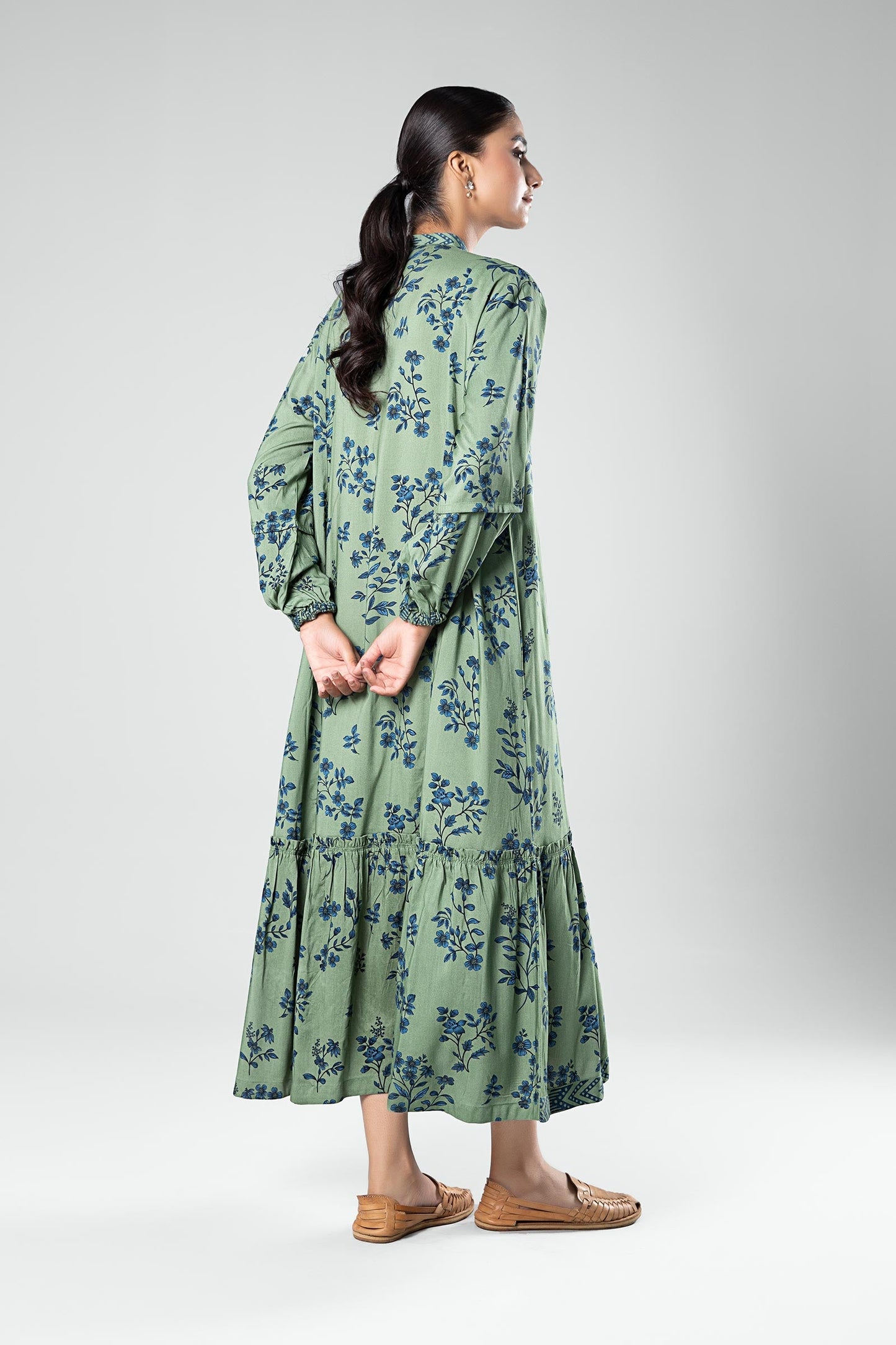 Printed Linen Dress