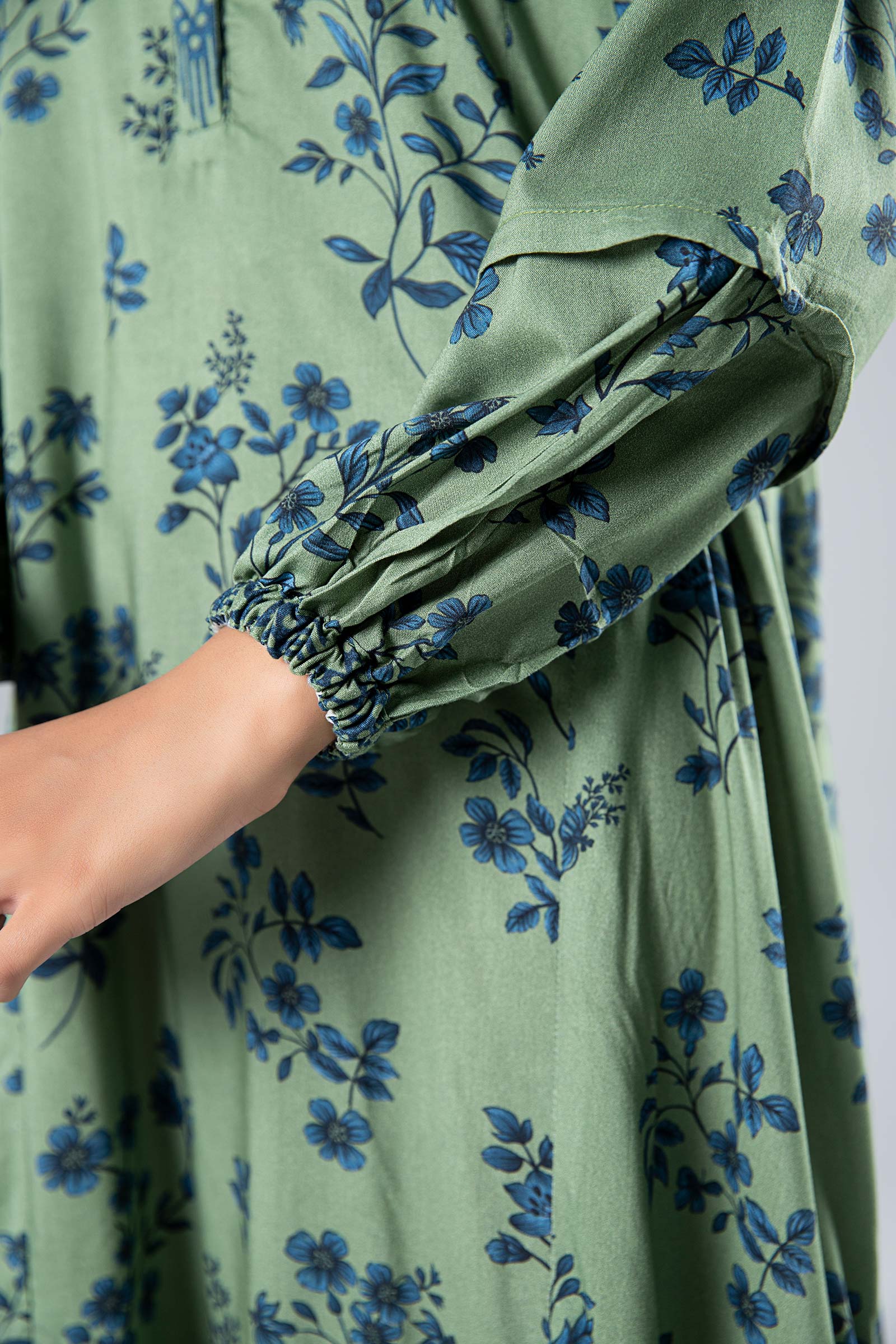 Printed Linen Dress