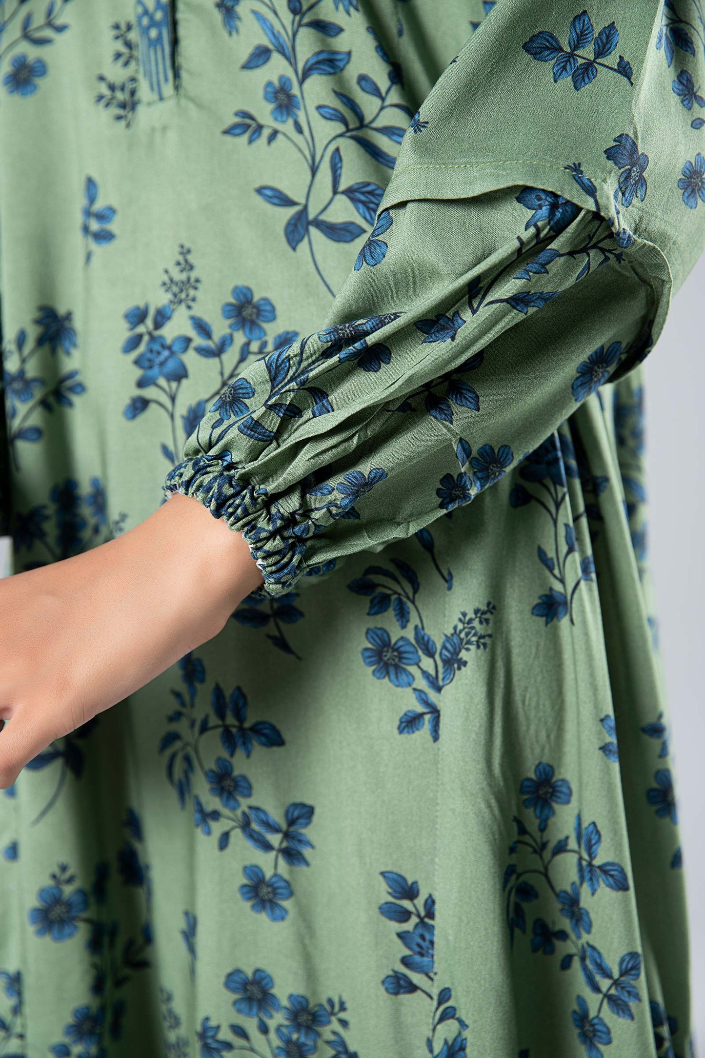 Printed Linen Dress