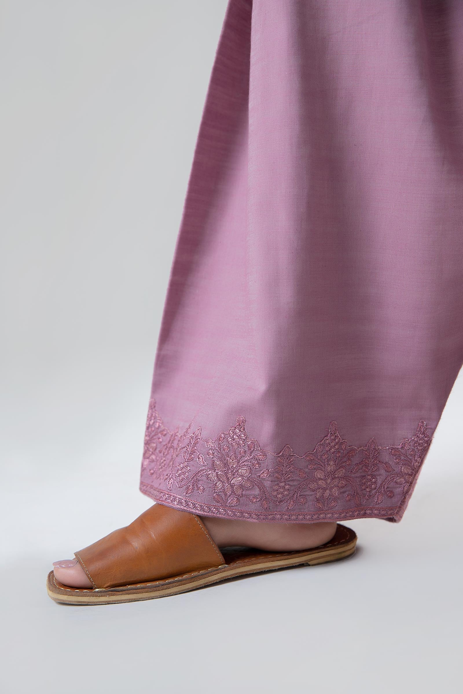 2 Pc Embroidered Yarn Dyed Suit