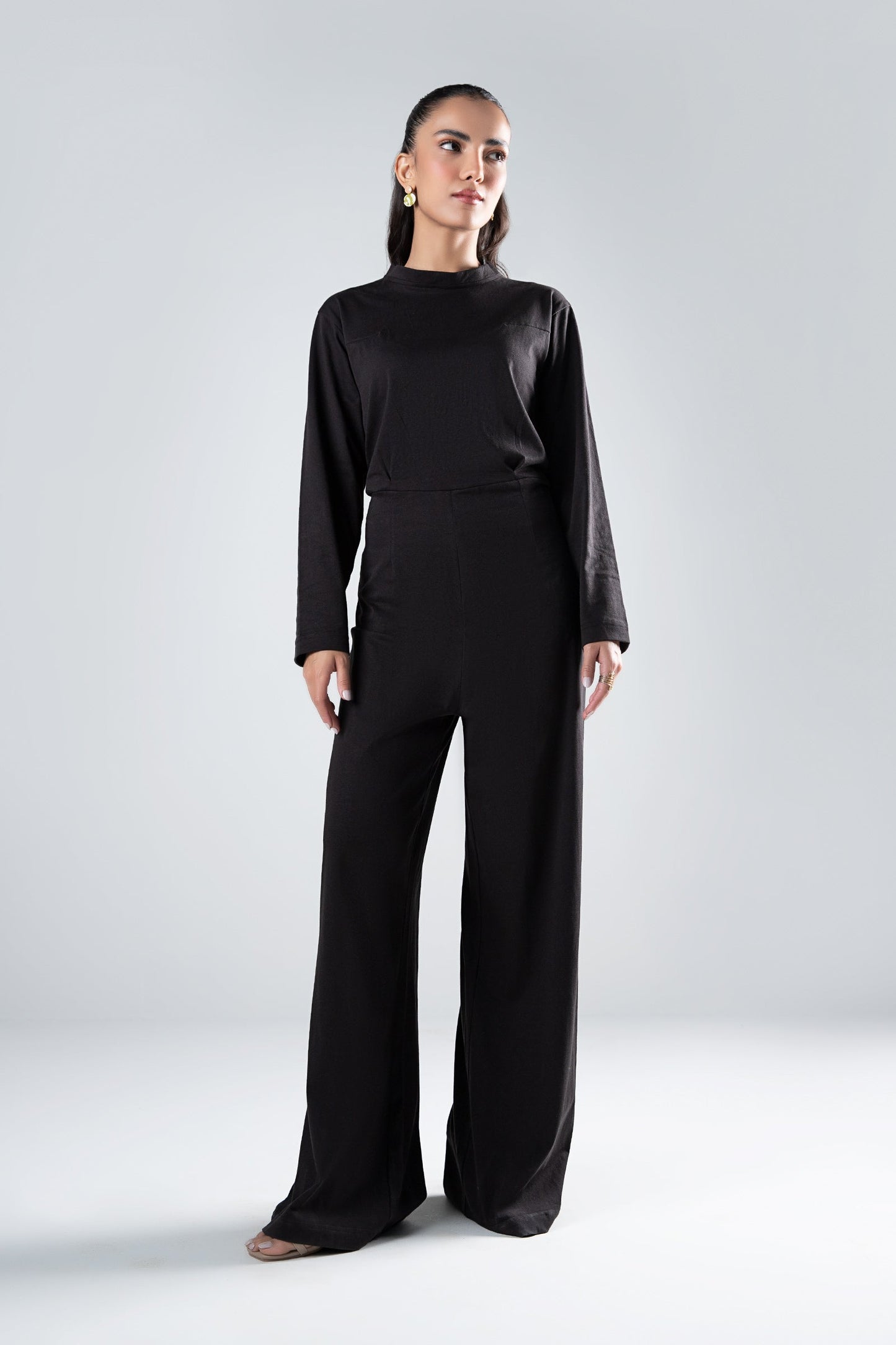 Solid Jersey Jumpsuit