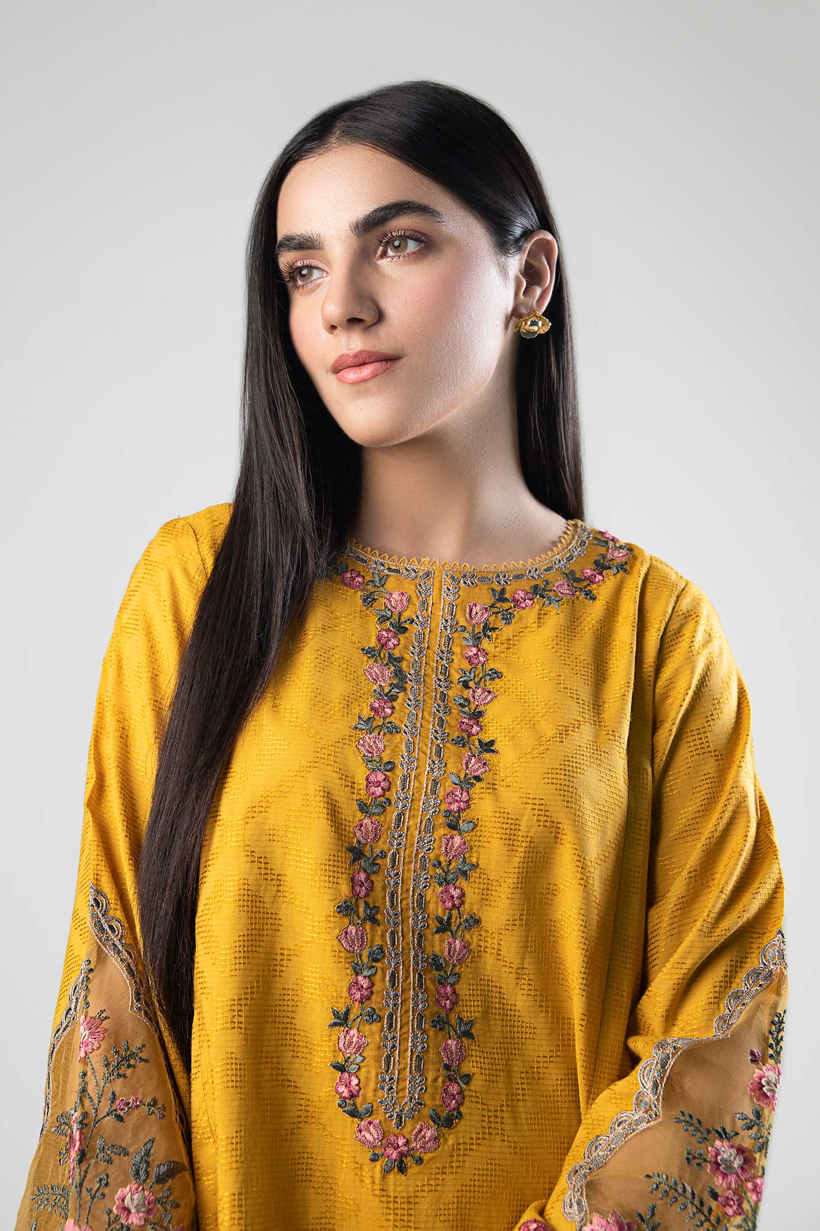 Embroidered Textured Shirt