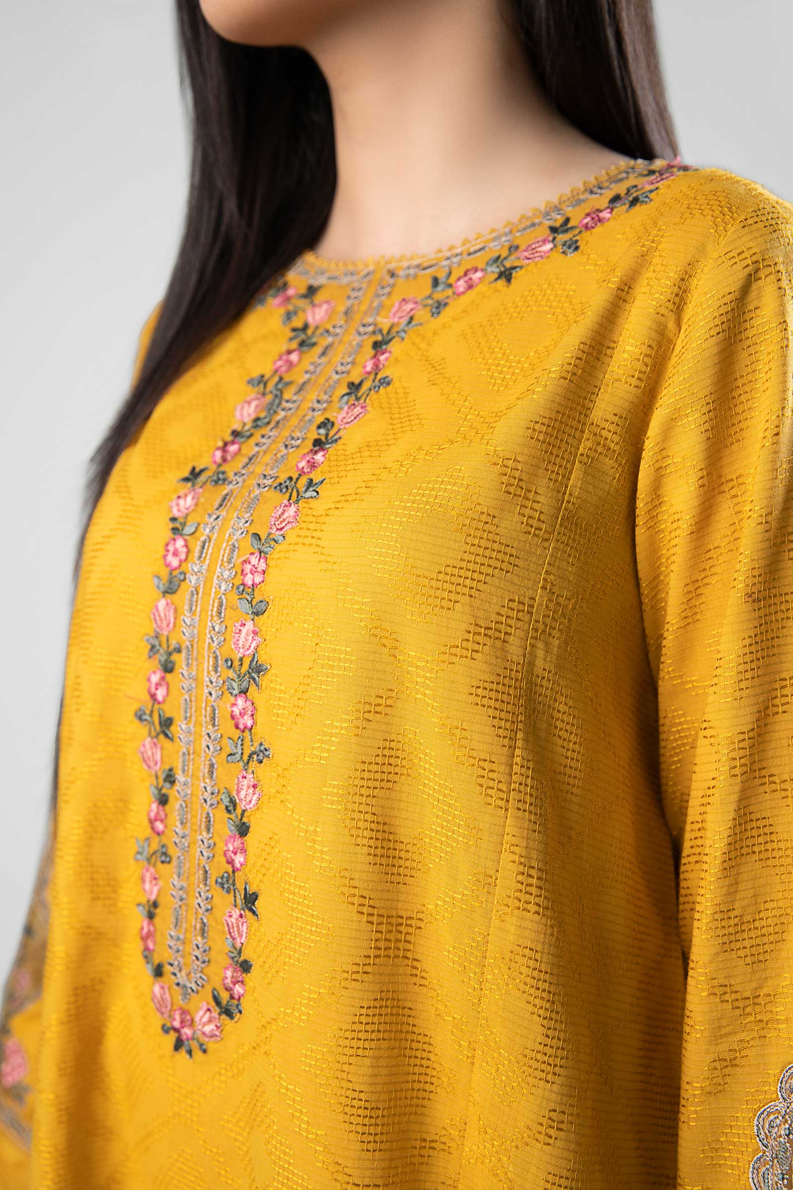 Embroidered Textured Shirt