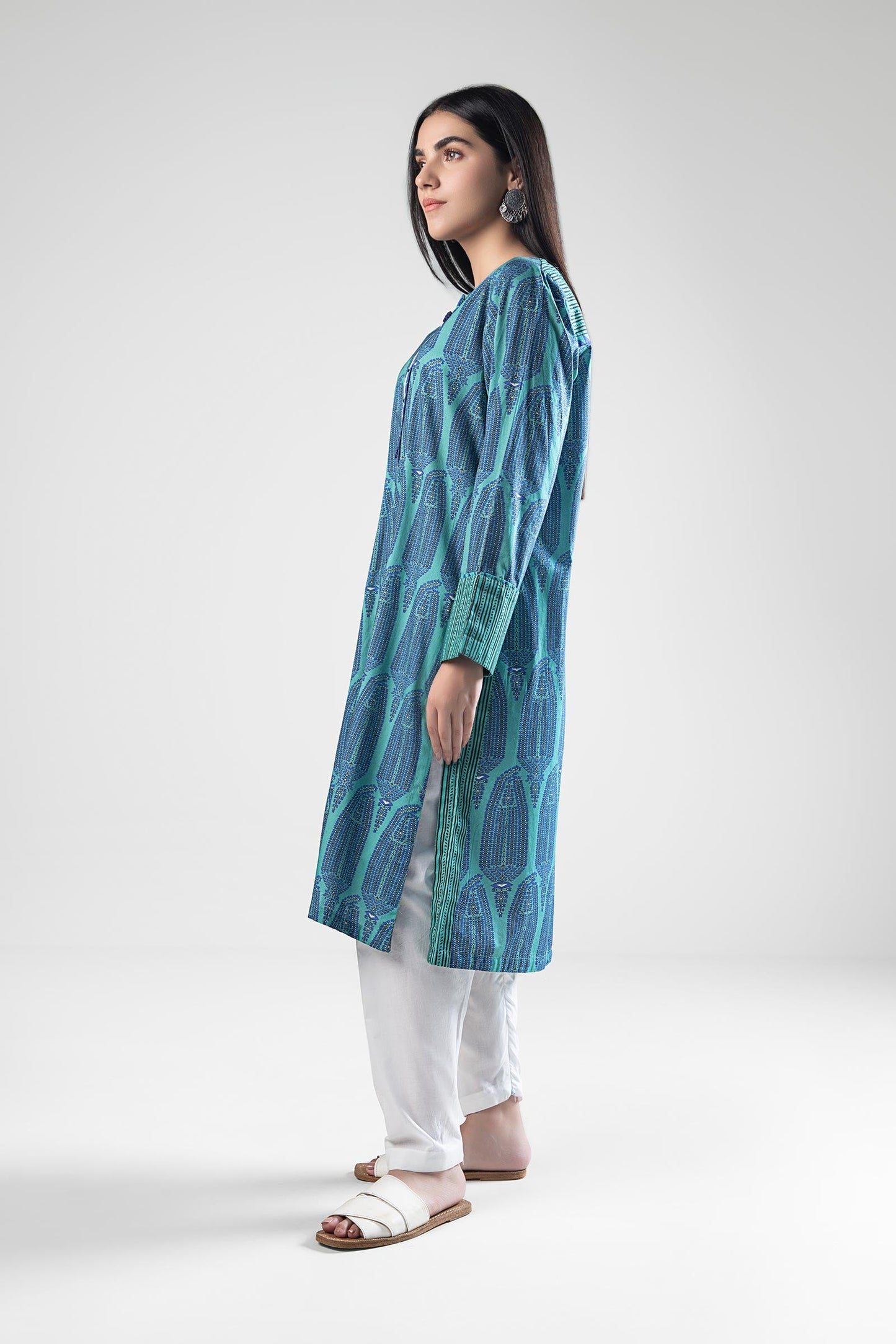 Printed Cambric Shirt