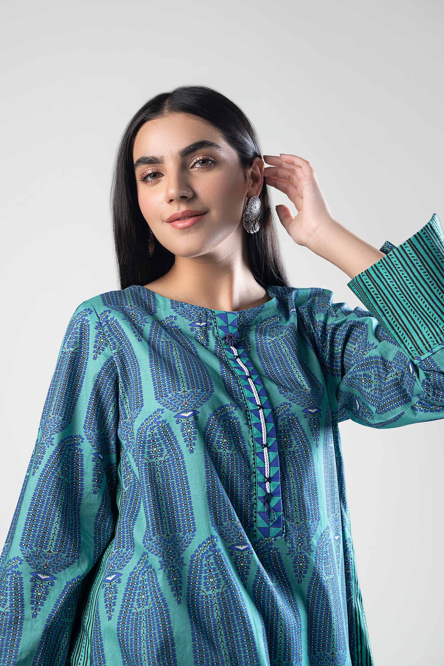 Printed Cambric Shirt