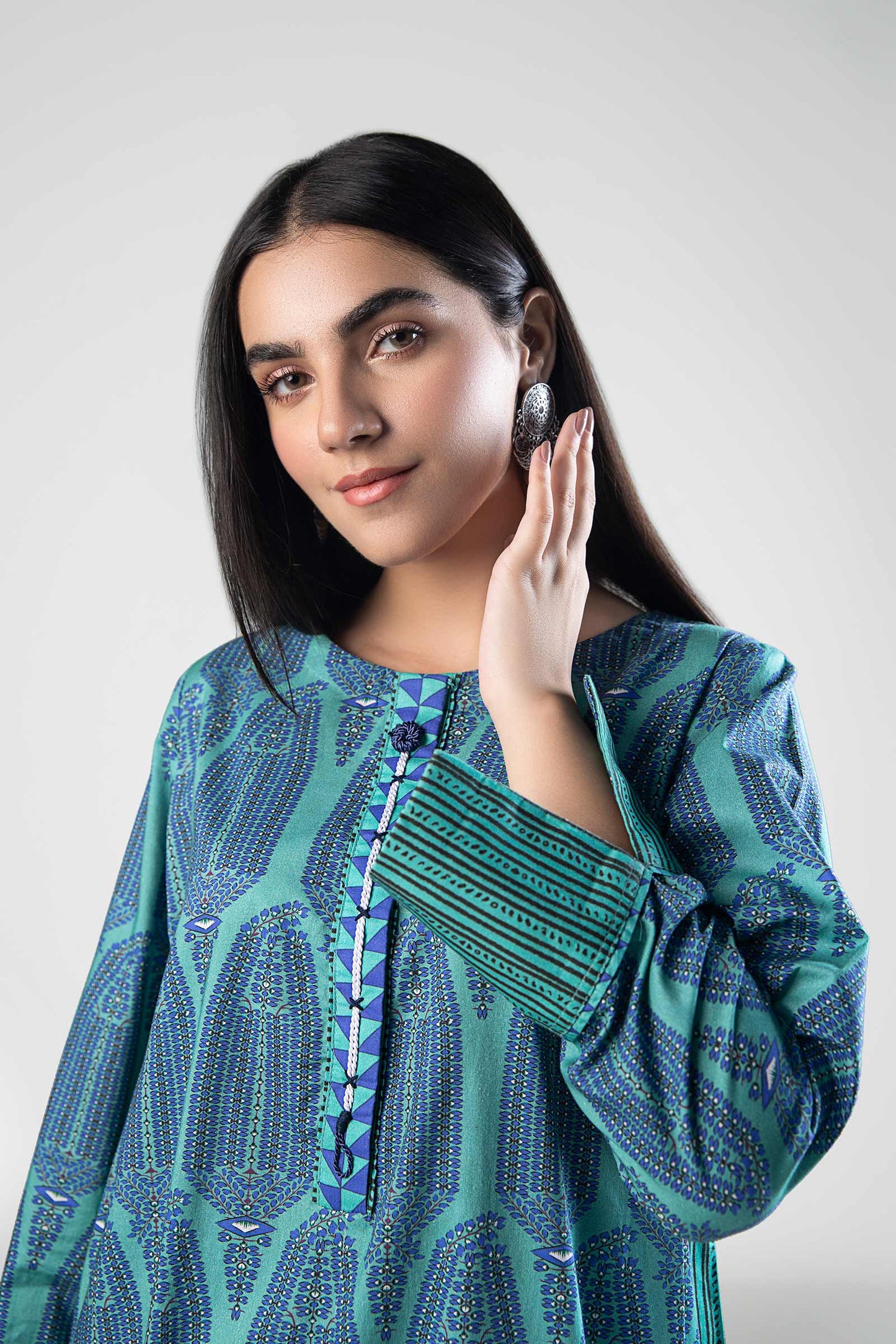 Printed Cambric Shirt
