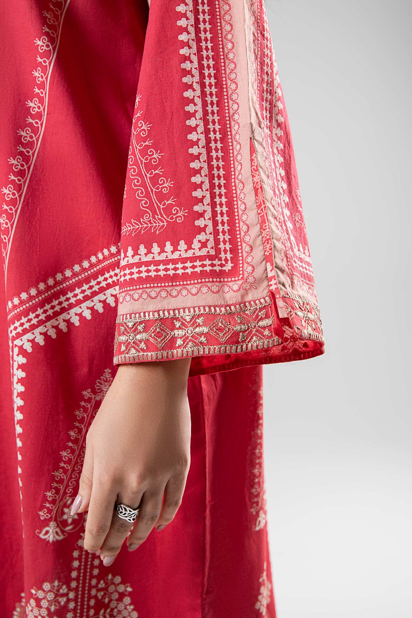 2 Pc Printed Cambric Suit