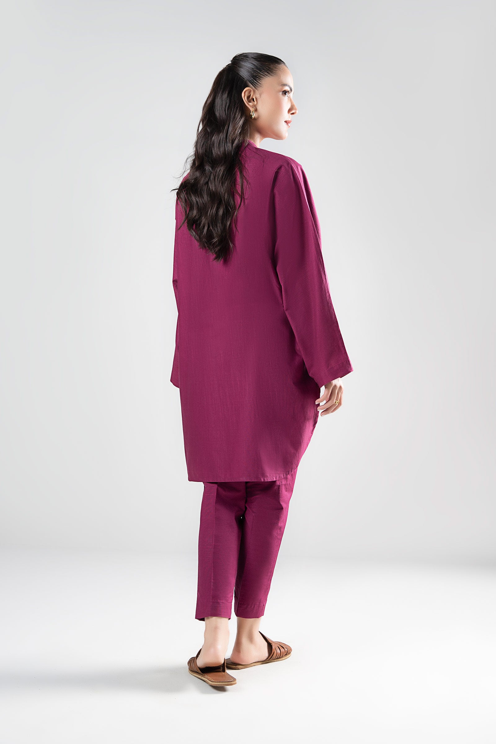 2 Pc Dyed Khaddar Suit