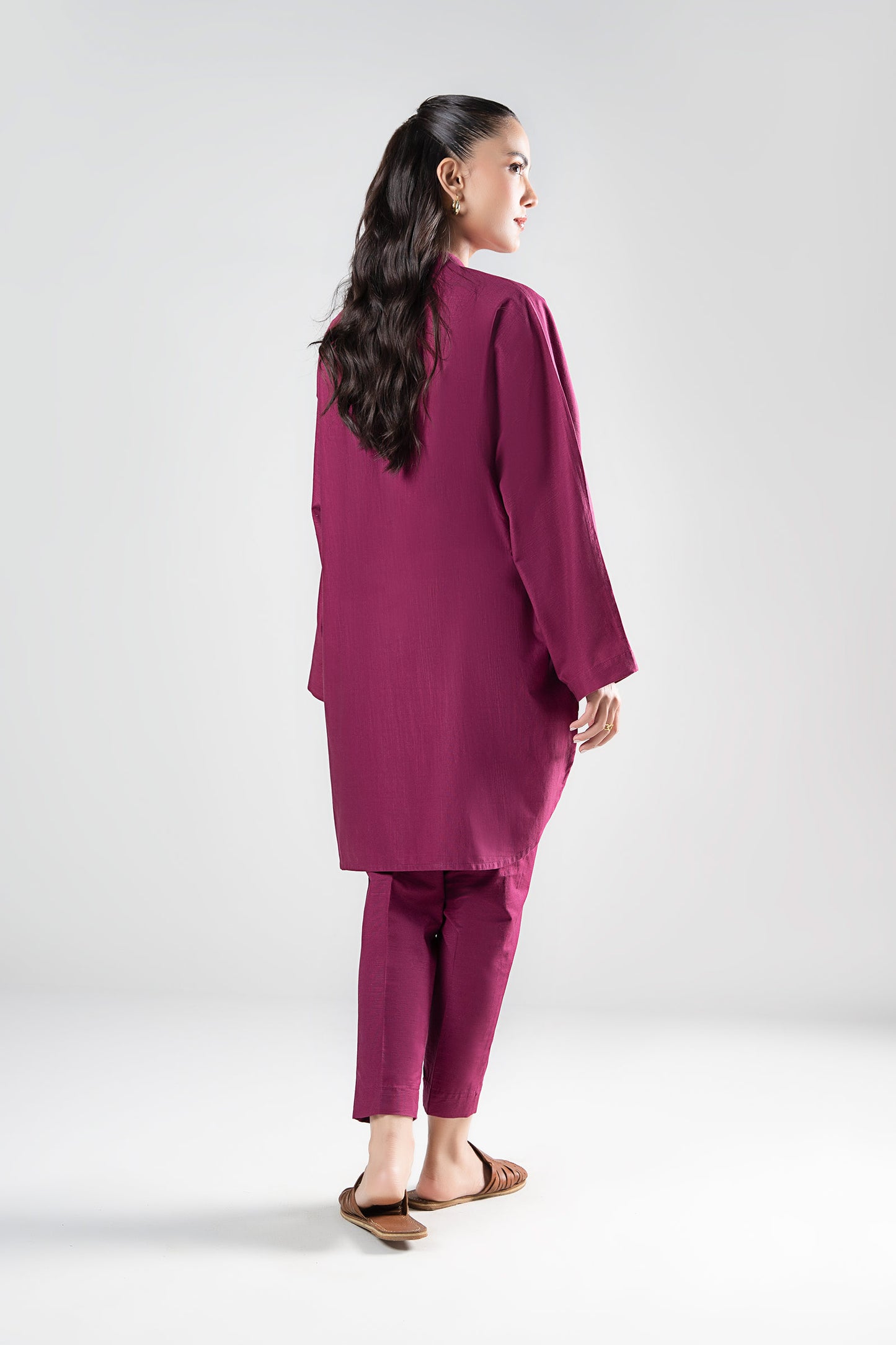 2 Pc Dyed Khaddar Suit