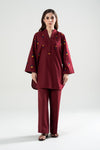 Embroidered Khaddar Shirt