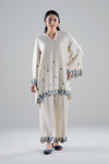 2 Pc Embroidered Linen Suit