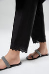 Embroidered Khaddar Trouser