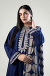 3 Pc Embroidered Khaddar Suit