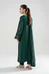 3 Pc Embroidered Karandi Suit