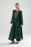 3 Pc Embroidered Karandi Suit