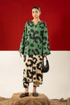 2 Pc Printed Twill Suit