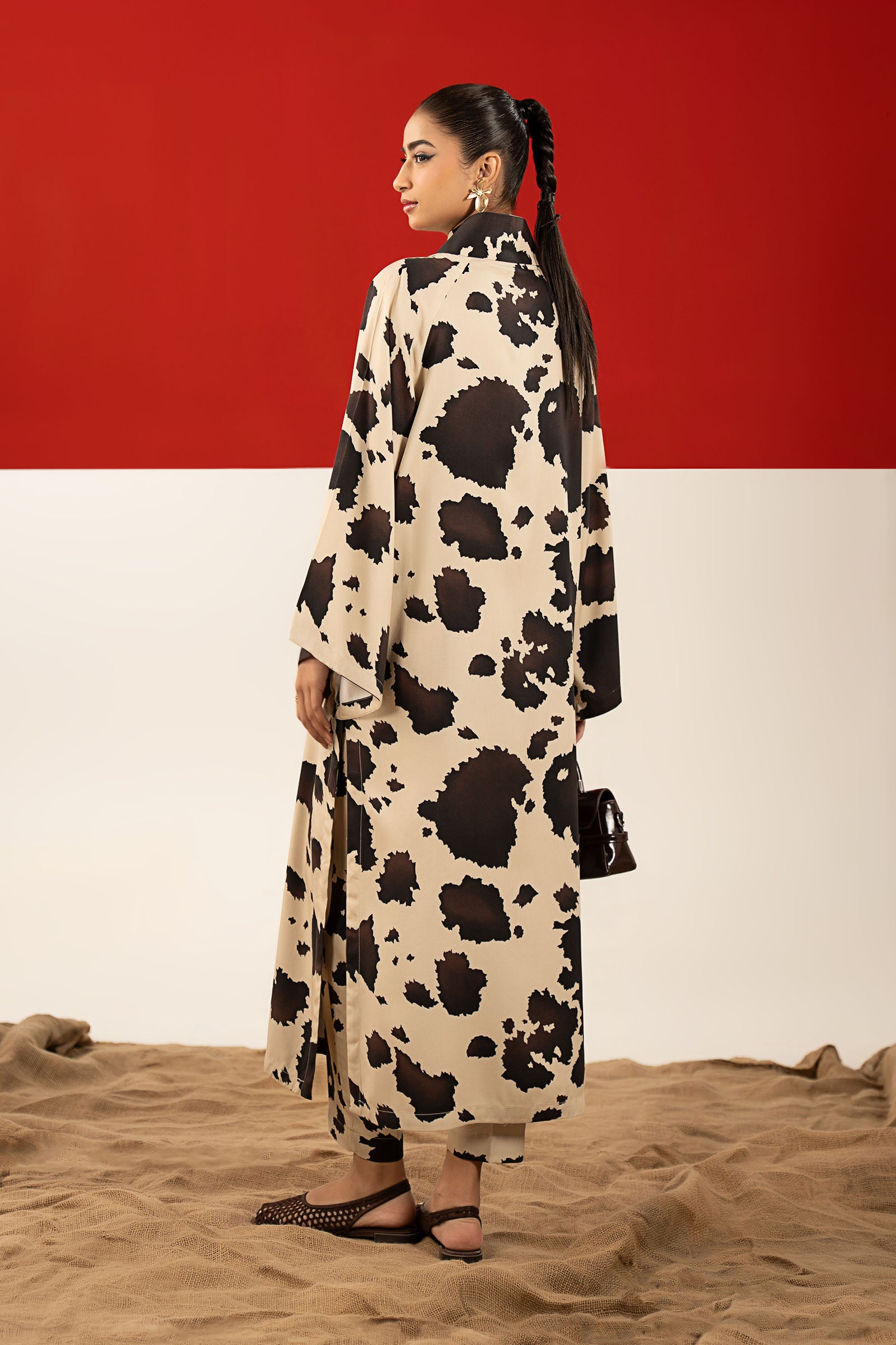 2 Pc Printed Twill Suit
