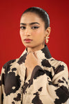 2 Pc Printed Twill Suit