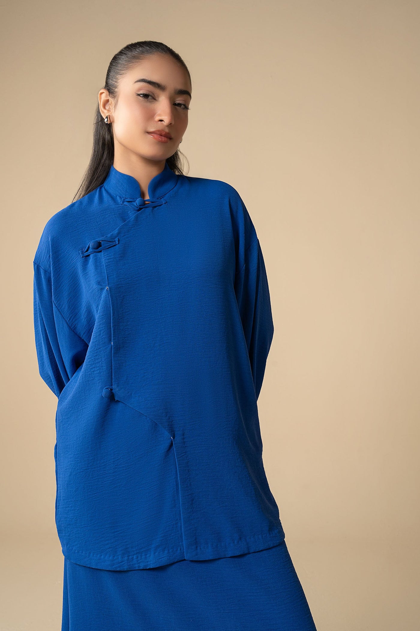 2 Pc Dyed Georgette Suit