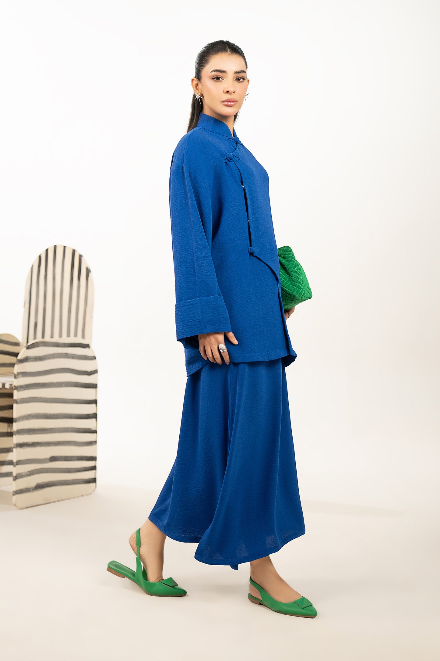 2 Pc Dyed Poly Viscose Suit