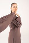3 Pc Embroidered Poly Wrinkle Suit