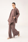 3 Pc Embroidered Poly Wrinkle Suit