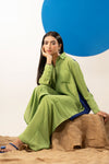 2 Pc Dyed Georgette Suit