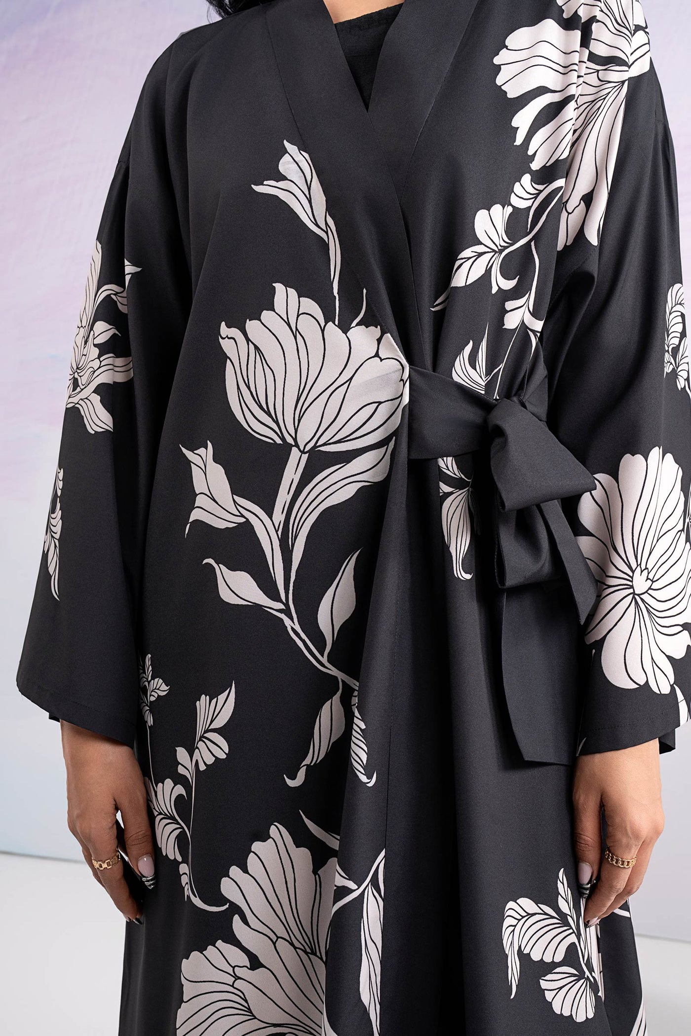 2 Pc Printed Crepe Suit