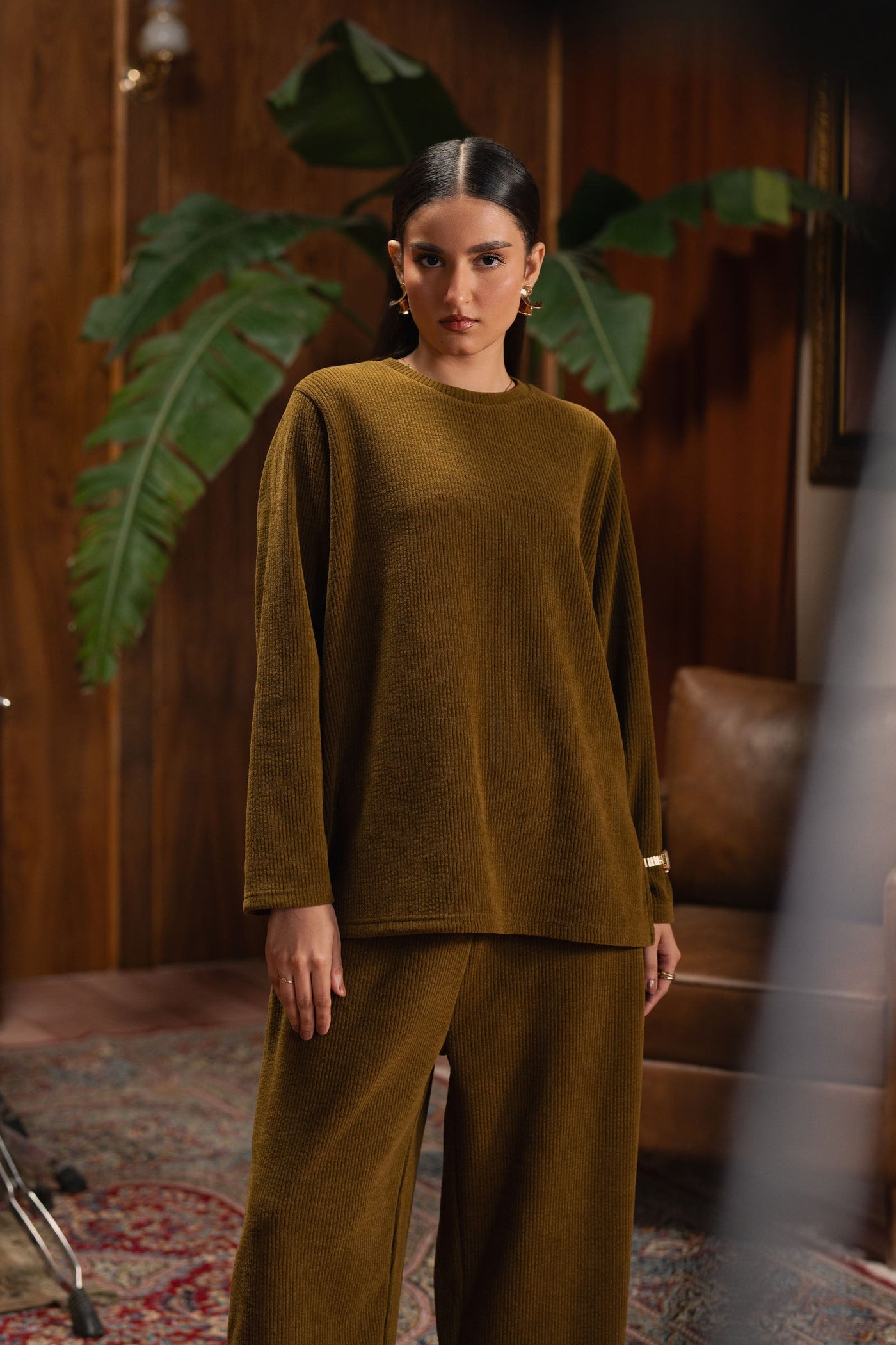 Solid Rib Co-Ord Set