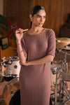 Ribbed Long Dress