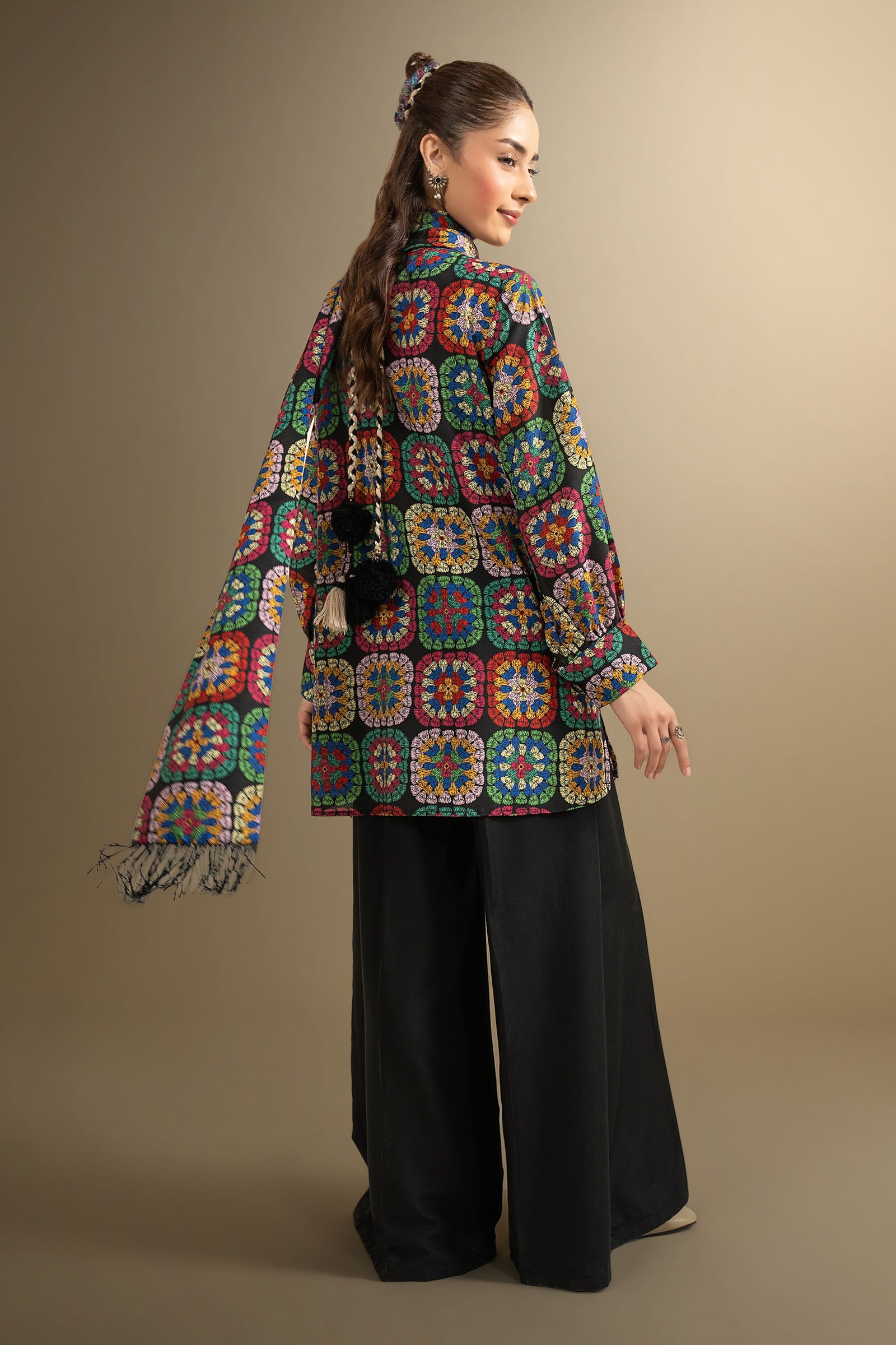 3 Pc Printed Georgette Suit