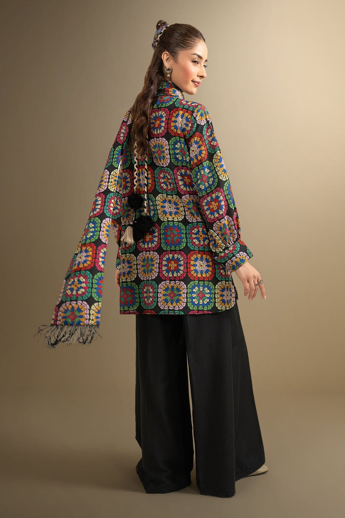 3 Pc Printed Georgette Suit