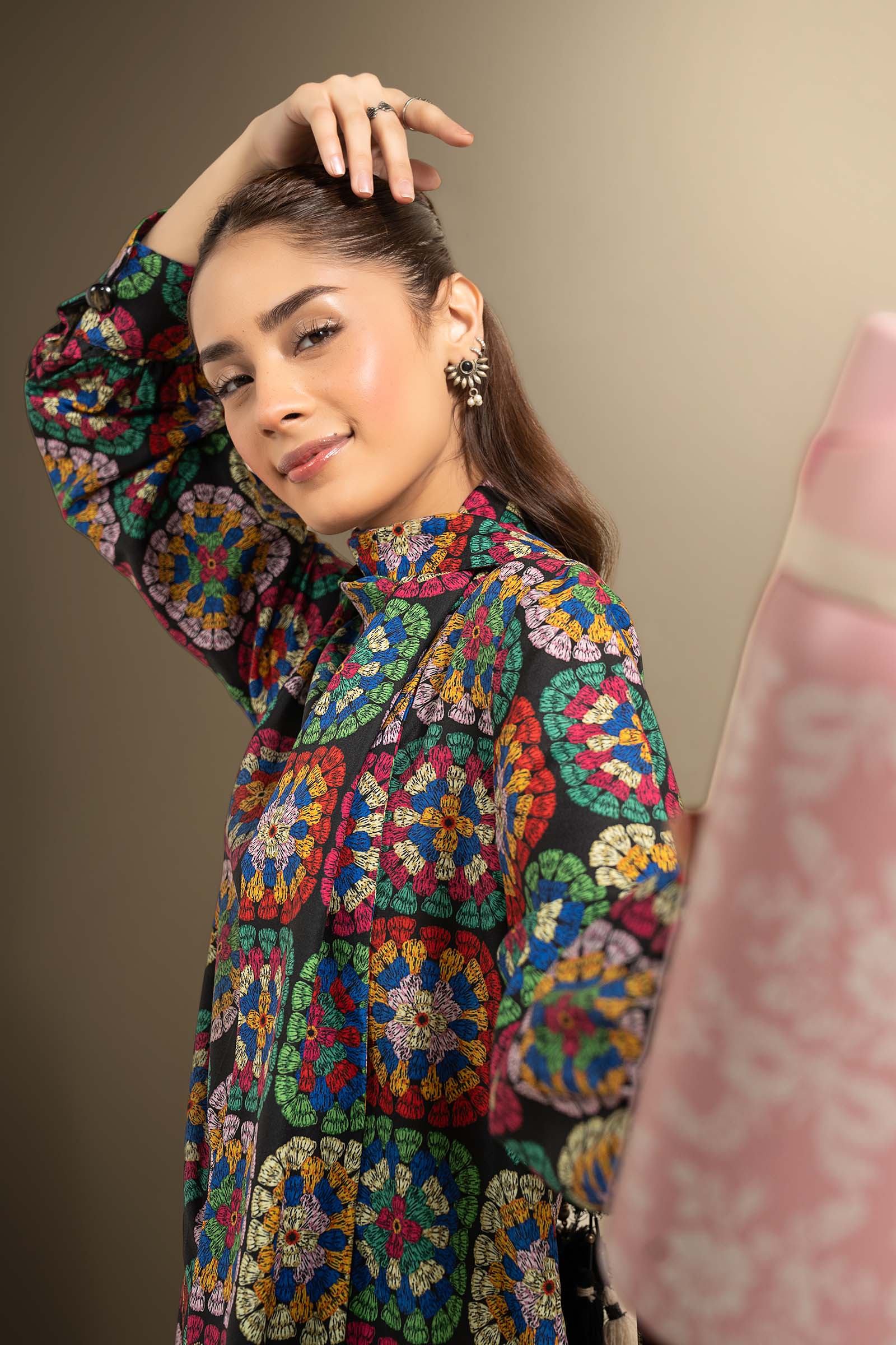 3 Pc Printed Georgette Suit