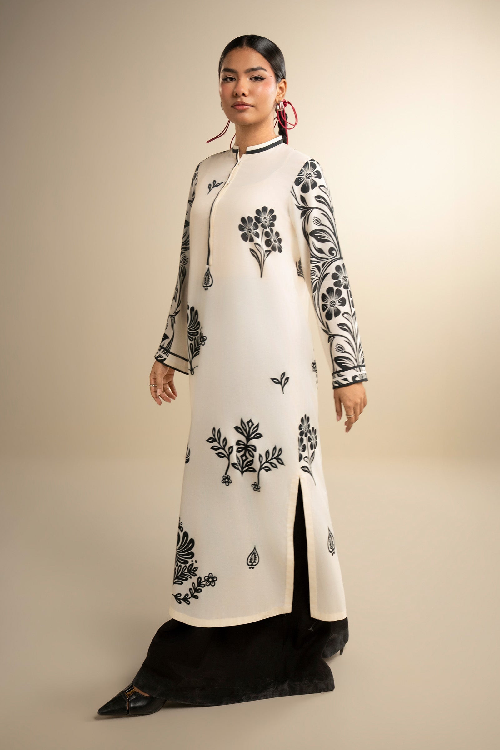 Printed Georgette Shirt