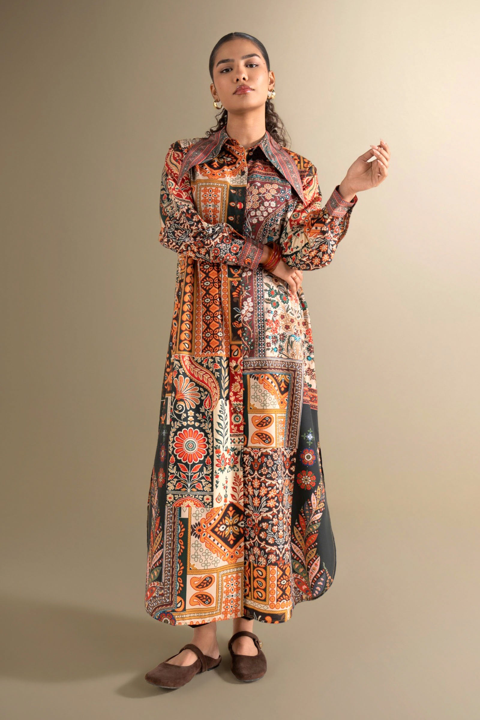 Printed Georgette Shirt