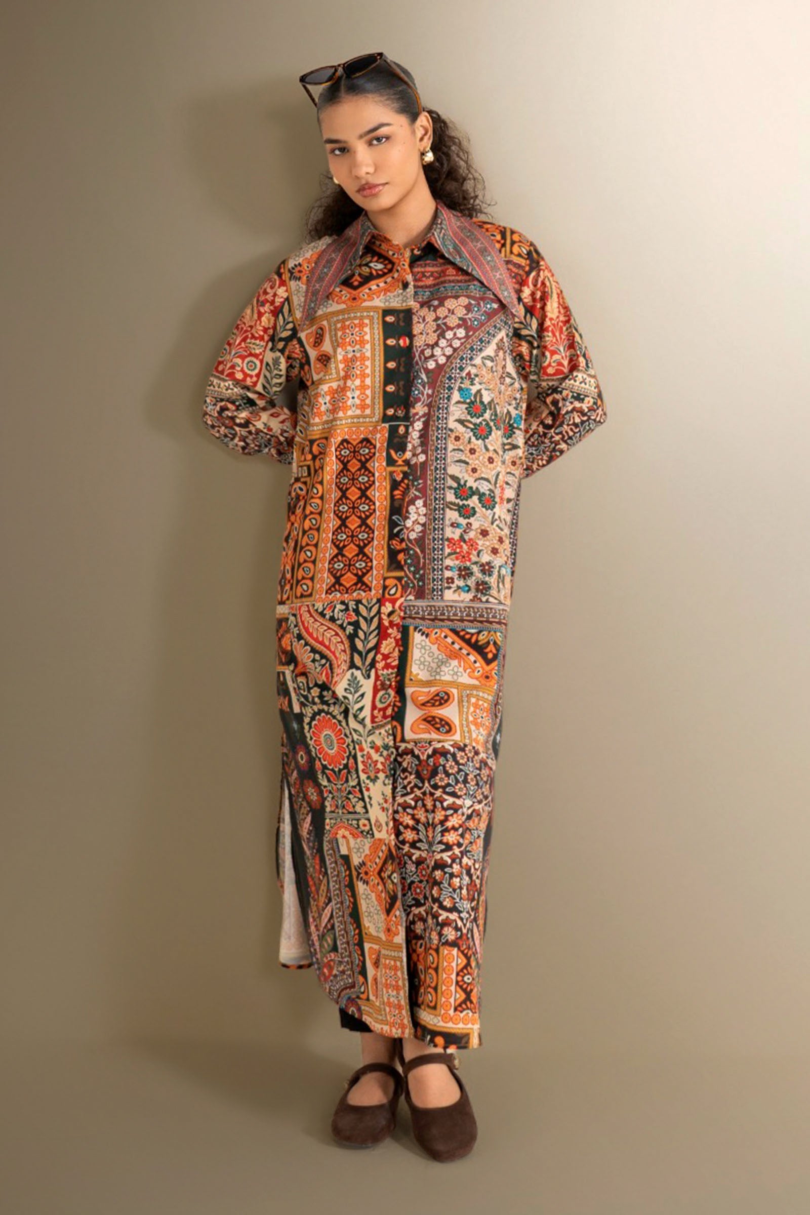 Printed Georgette Shirt