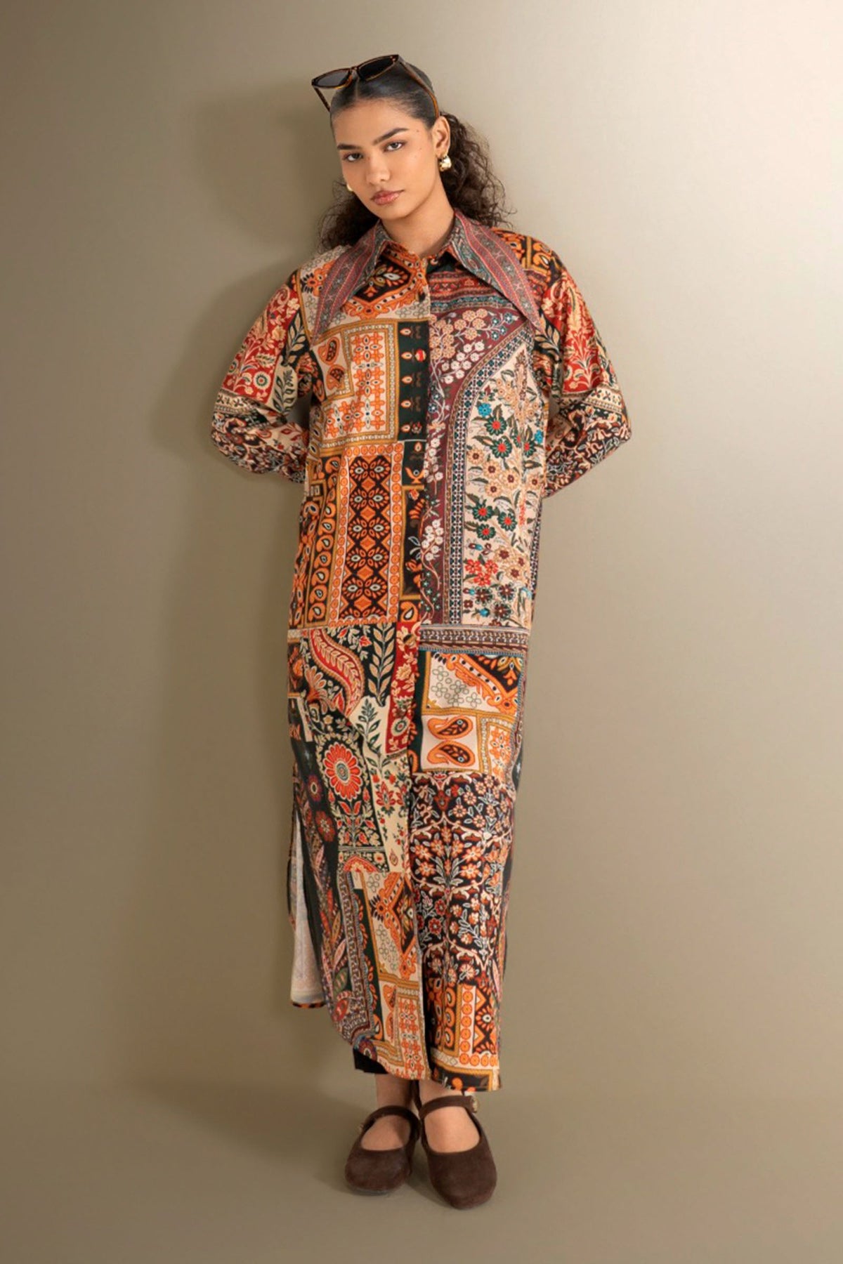 Printed Georgette Shirt