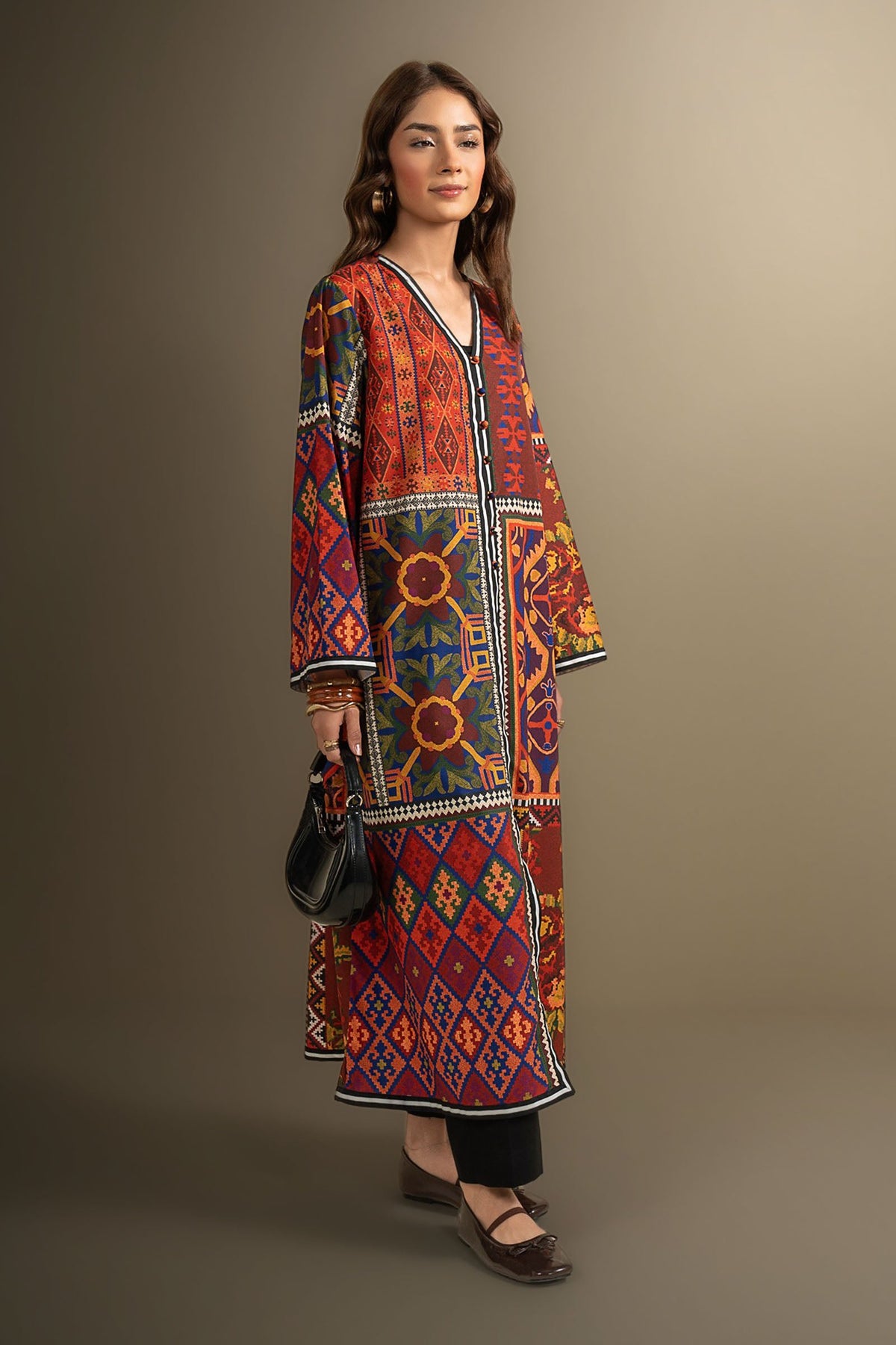Printed Georgette Shirt